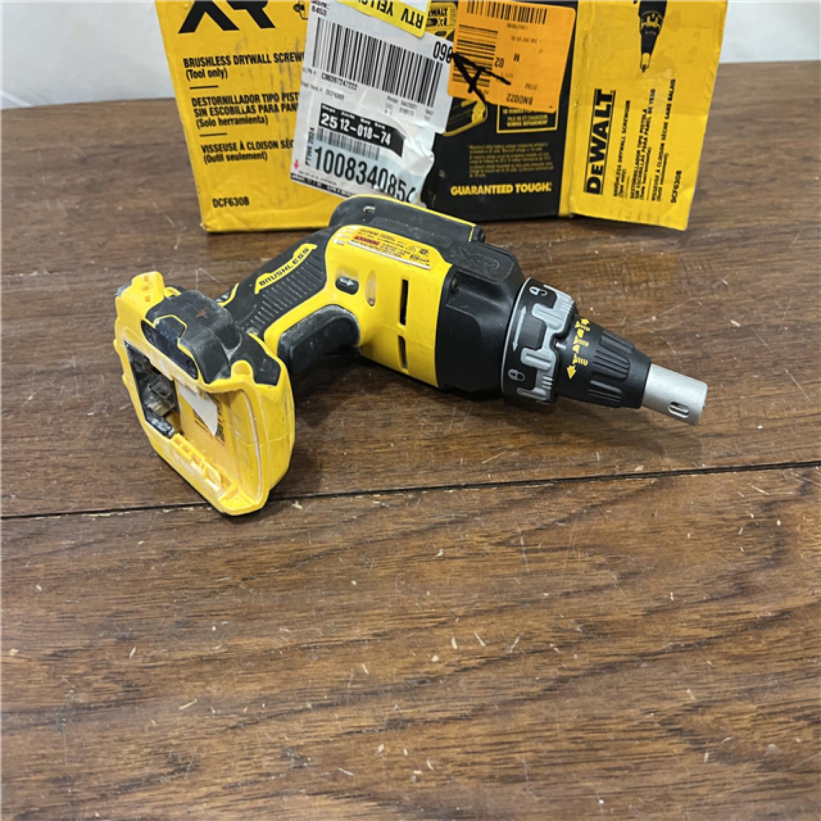 AS-ISDeWalt DCF630B 20V Cordless Brushless Screw Gun (Tool Only)