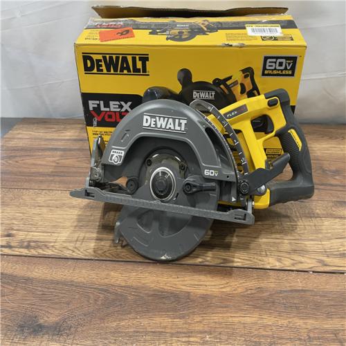 AS-IS DEWALT FLEXVOLT 60V MAX Cordless Brushless 7-1/4 in. Wormdrive Style Circular Saw (Tool Only)