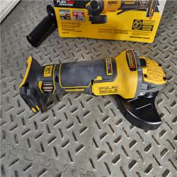 HOUSTON LOCATION - AS-IS (APPEARS LIKE NEW) 20V MAX Cordless Brushless 4.5 - 5 in. Paddle Switch Angle Grinder with FLEXVOLT ADVANTAGE (Tool Only)