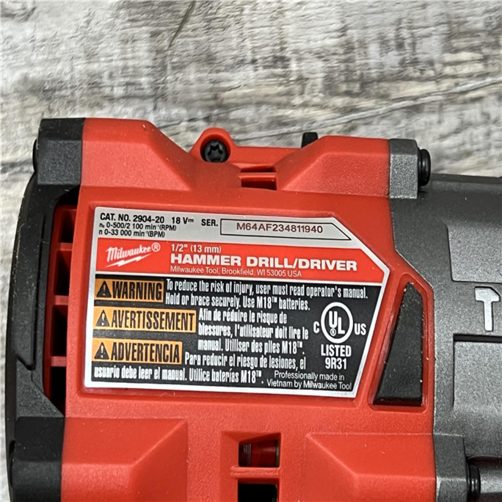 AS-IS Milwaukee 2904-20 12V 1/2  Hammer Drill/ Driver (Bare Tool)