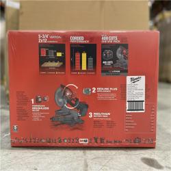 DALLAS LOCATION -Milwaukee M18 FUEL 18V Lithium-Ion Brushless Cordless 10 in. Dual Bevel Sliding Compound Miter Saw (Tool-Only)