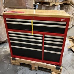 DALLAS LOCATION - Milwaukee Tool Storage 52 in. W Heavy Duty Red Mobile Workbench Cabinet