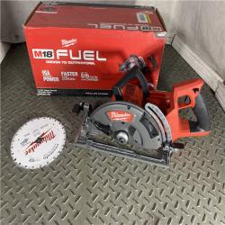 HOUSTON LOCATION - AS-IS Milwaukee 2830-20 Rear Handle Circular Saw M18 FUEL 7-1/4  Cordless Brushless Tool Only