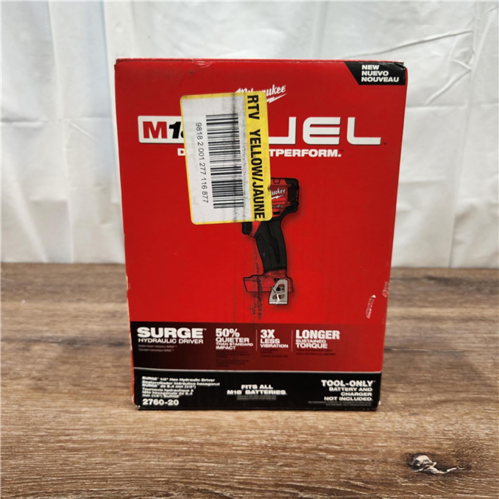 AS-IS Milwaukee 2760-20 - M18 Fuel Surge 18V Cordless Drill/Driver Bare Tool