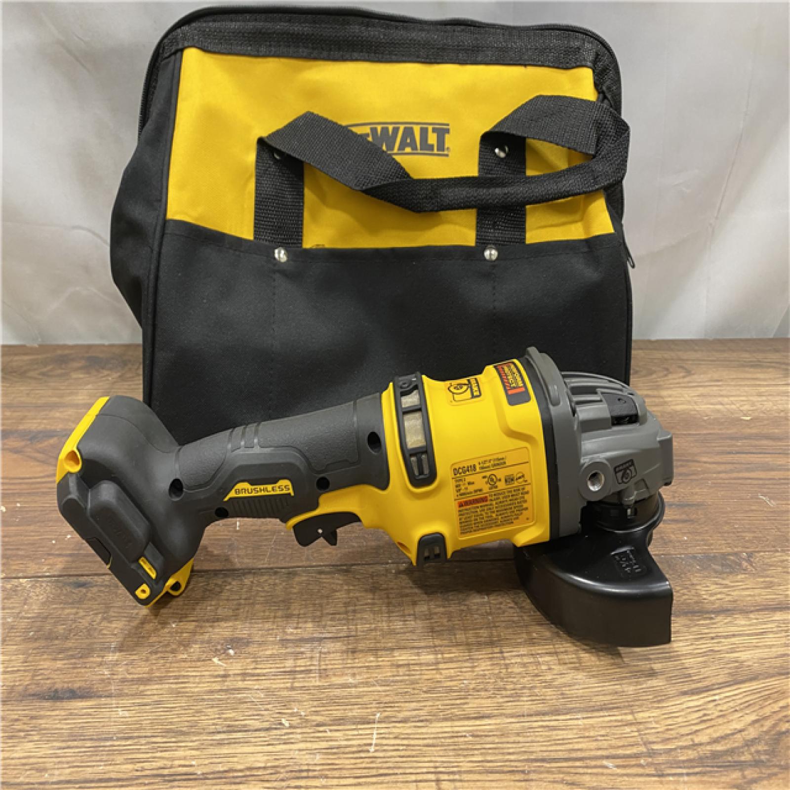 AS IS DeWalt Flexvolt 60V Max Cordless Grinder  4.5 in; 6 in  Kit  1 KT (115-DCG418X2)