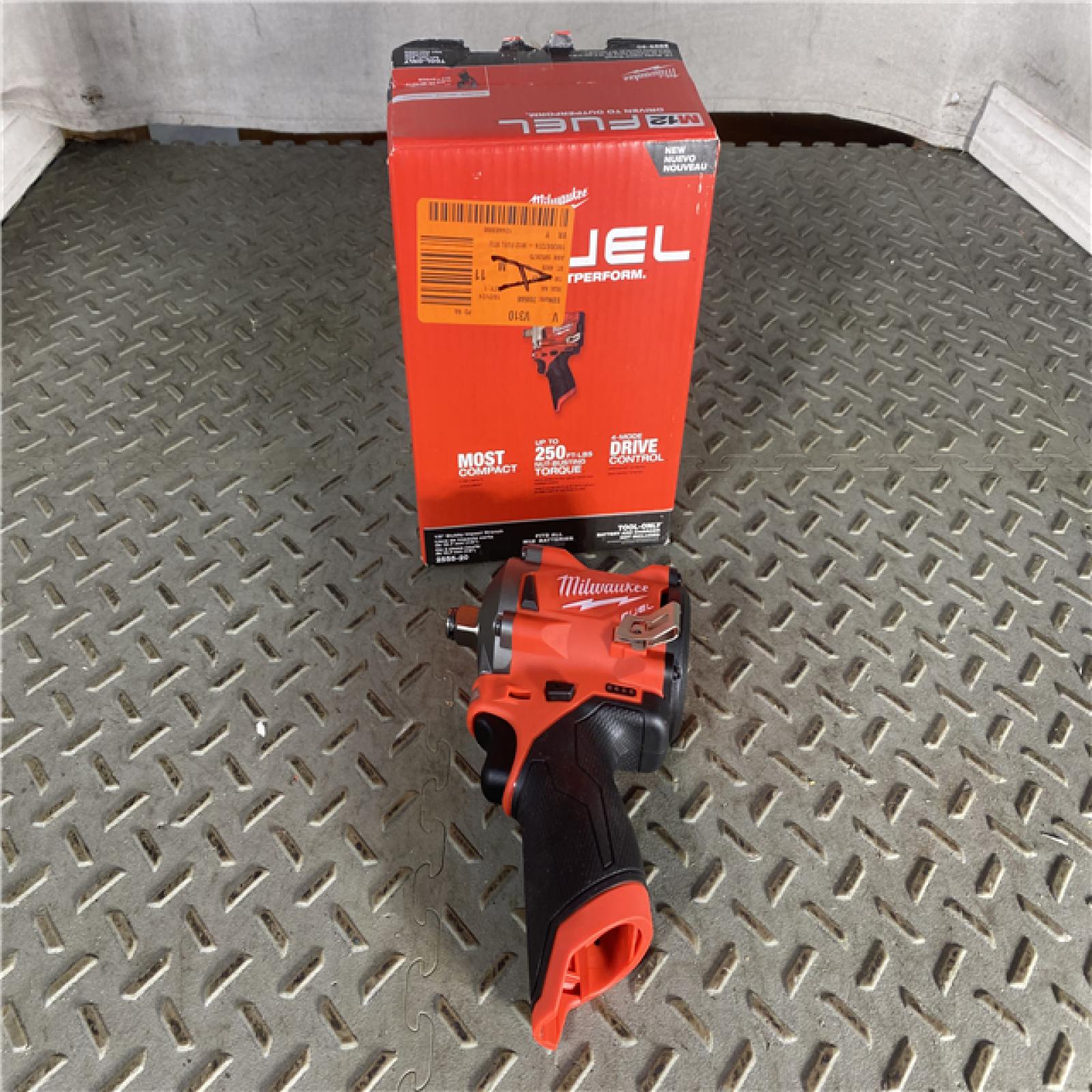 HOUSTON LOCATION - AS-IS M12 FUEL 12V Lithium-Ion Brushless Cordless Stubby 1/2 in. Impact Wrench (Tool-Only)