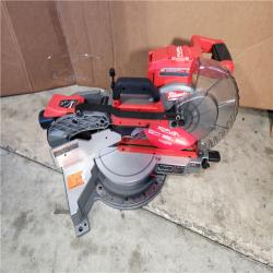 HOUSTON LOCATION - AS-IS Milwaukee M18 FUEL Brushless Cordless 10 in. Dual Bevel Sliding Compound Miter Saw (Tool-Only)