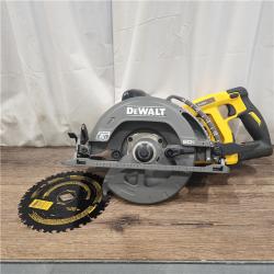 AS IS DEWALT FLEXVOLT 60V MAX Cordless Brushless 7-1/4 in. Wormdrive Style Circular Saw (Tool Only)