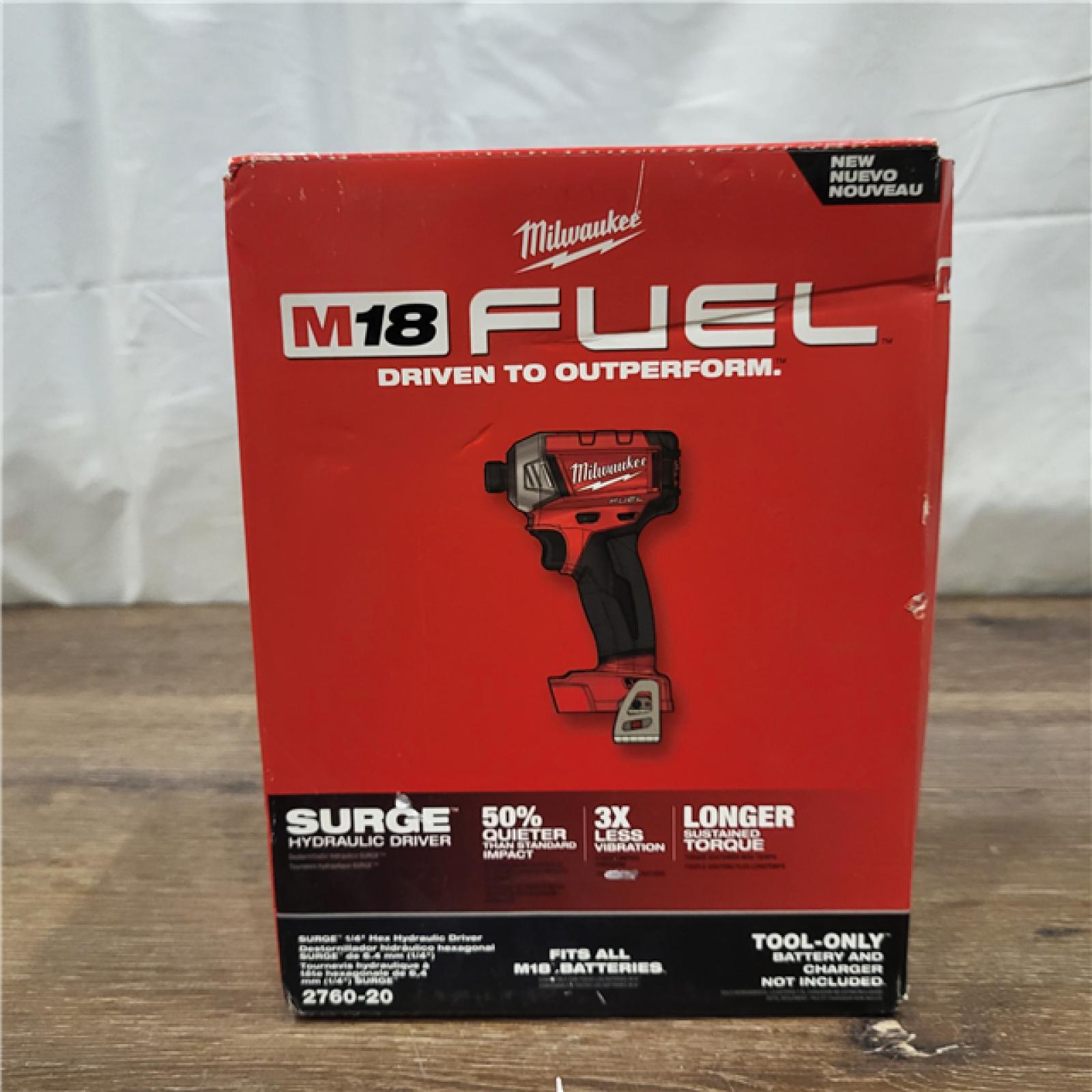 AS-IS Milwaukee 2760-20 - M18 Fuel Surge 18V Cordless Drill/Driver Bare Tool