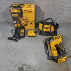 HOUSTON LOCATION - AS-IS DEWALT ATOMIC 20V MAX Lithium Ion Cordless 23 Gauge Pin Nailer Kit with 2.0Ah Battery and Charger