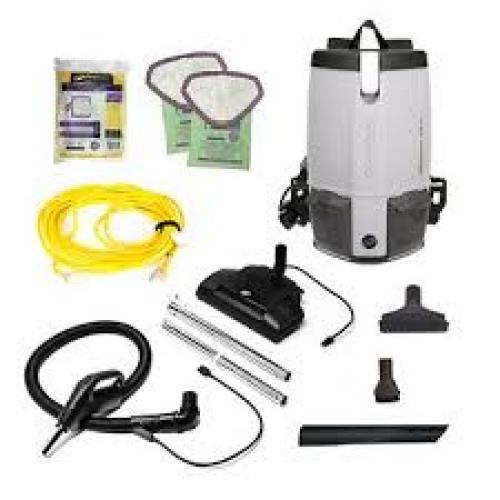 Phoenix Location NEW ProVac FS 6, 6 qt. Backpack Vacuum w/ Commercial Power Nozzle Tool Kit