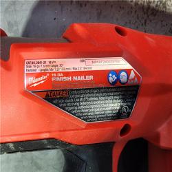 HOUSTON LOCATION - AS-IS Milwaukee 2841-20 18V Cordless Gen II 16 Gauge Angled Finish Nailer (Tool Only)