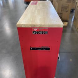 DALLAS LOCATION - Milwaukee Tool Storage 52 in. W Heavy Duty Red Mobile Workbench Cabinet