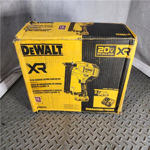 HOUSTON LOCATION - AS-IS DEWALT DCN681D1 20V 18Ga Stapler Kit