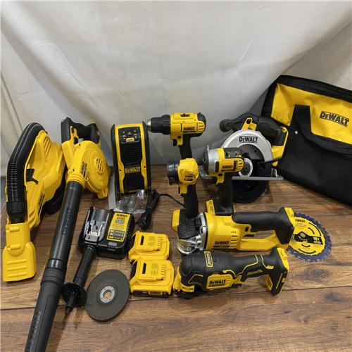 AS IS DEWALT 20V MAX Lithium-Ion Brushed Cordless (10-Tool) Combo Kit