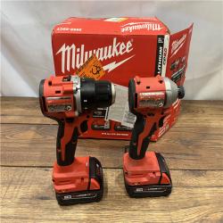 AS-IS Milwaukee M18 Compact Brushless 2-Tool Combo Kit