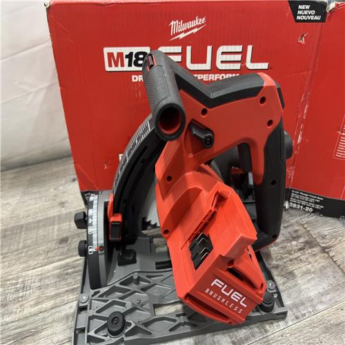 AS-IS Milwaukee M18 FUEL 18V Lithium-Ion Cordless Brushless 6-1/2 in. Plunge Cut Track Saw (Tool-Only)