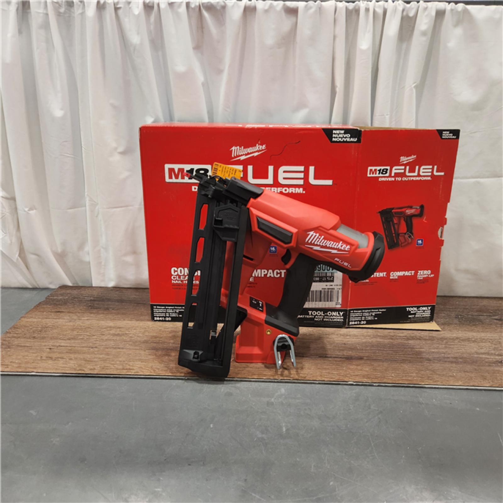 AS IS Milwaukee 2841-20 18V Cordless Gen II 16 Gauge Angled Finish Nailer (Tool Only)