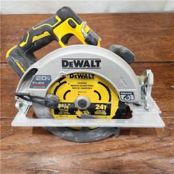 AS-IS 20V MAX Cordless Brushless 7-1/4 in. Sidewinder Style Circular Saw with FLEXVOLT ADVANTAGE (Tool Only)