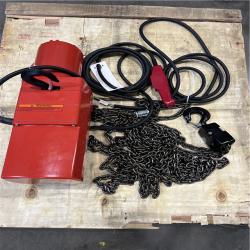 DALLAS LOCATION - AS-IS Milwaukee 2-Ton 20 ft. Electric Chain Hoist