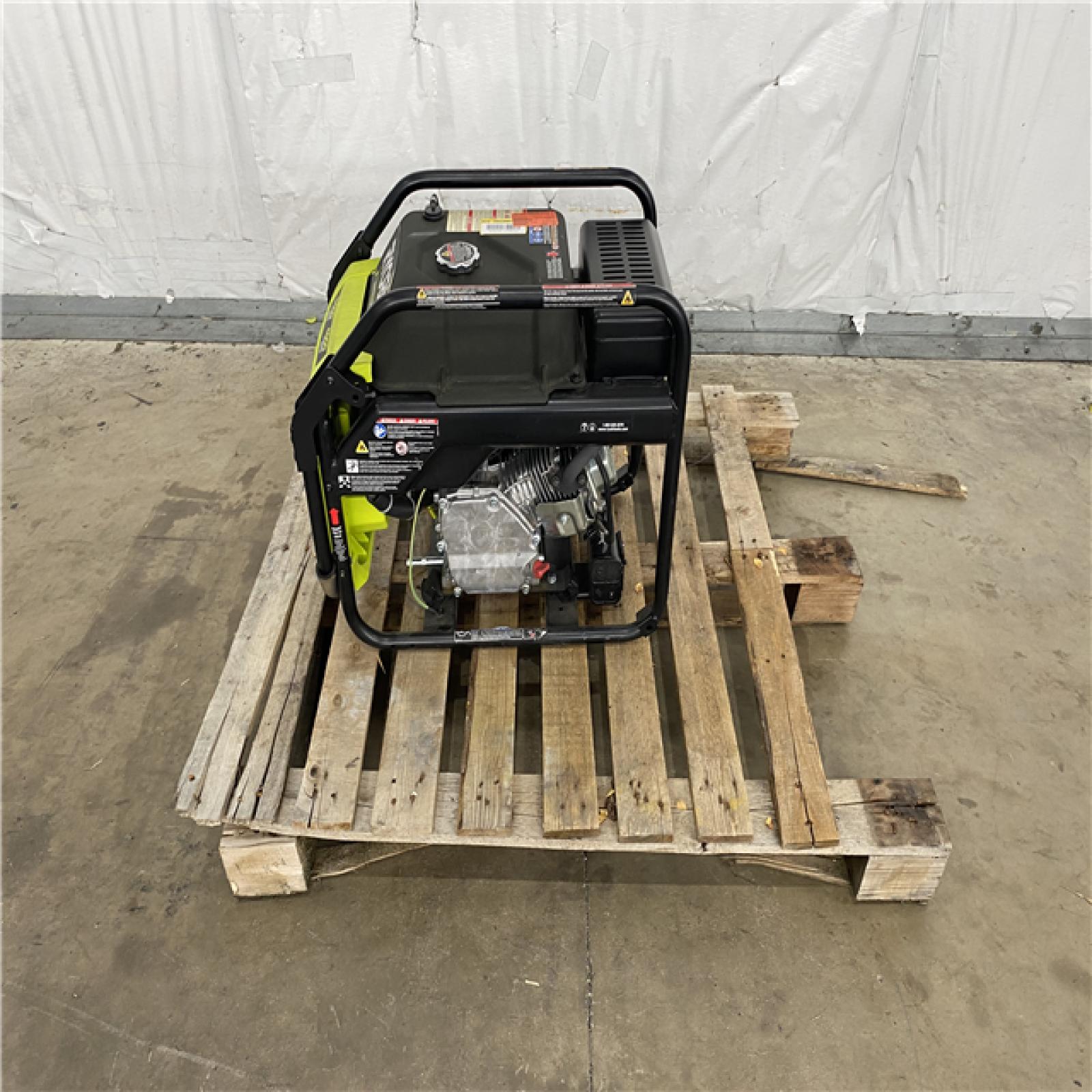 Houston Location - AS-IS Ryobi Gas Powered Generator 3,400 Running Watts 4,000 Starting Watts