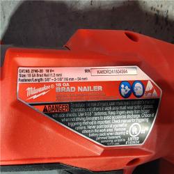 HOUSTON LOCATION - AS-IS (APPEARS LIKE NEW) Milwaukee M18 Fuel 18V Brushless 18-Gauge Brad Nailer 2746-20 (Bare Tool)