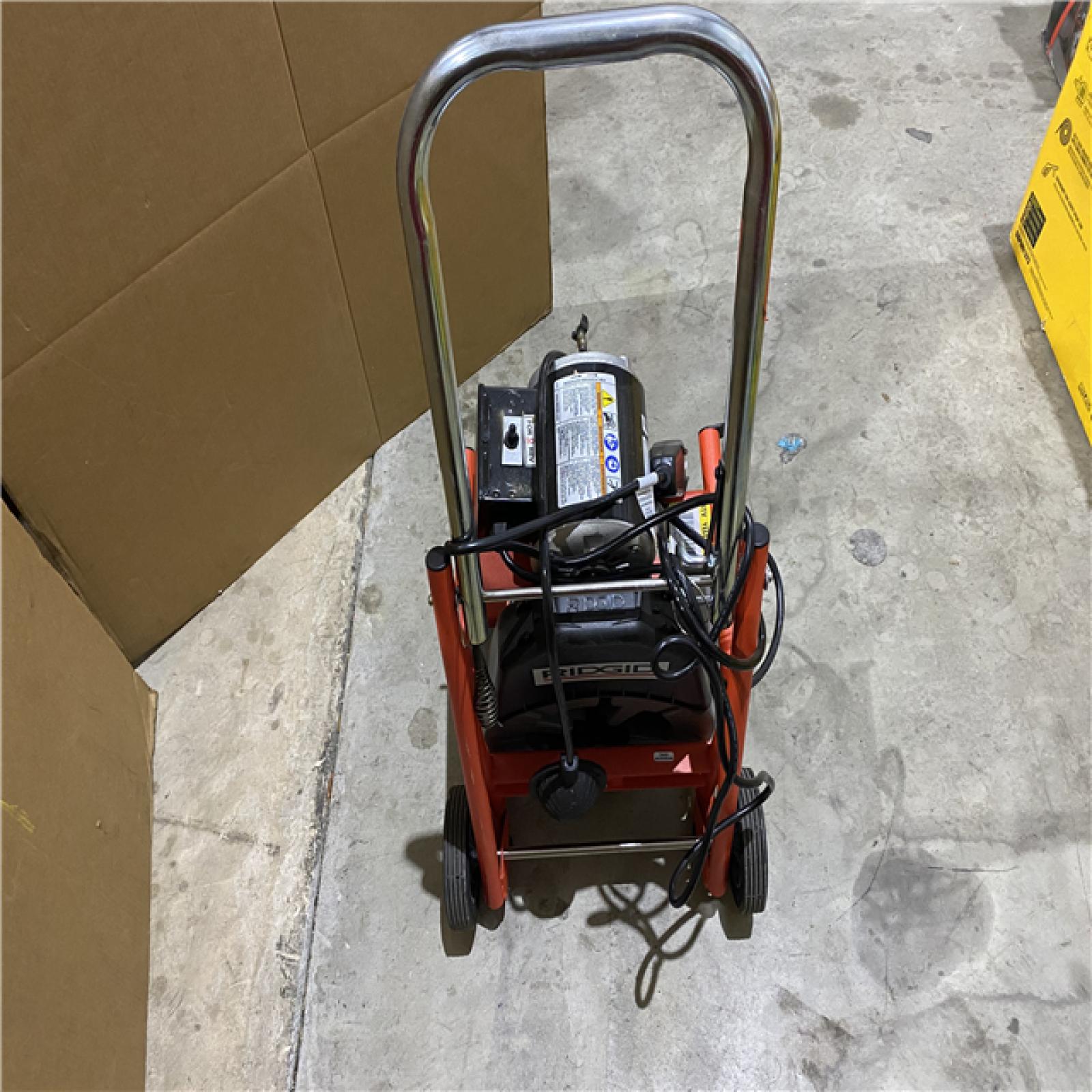 Houston location AS-IS Ridgid Drain Cleaning Machine Corded 165 RPM K-400 with C-32 IW