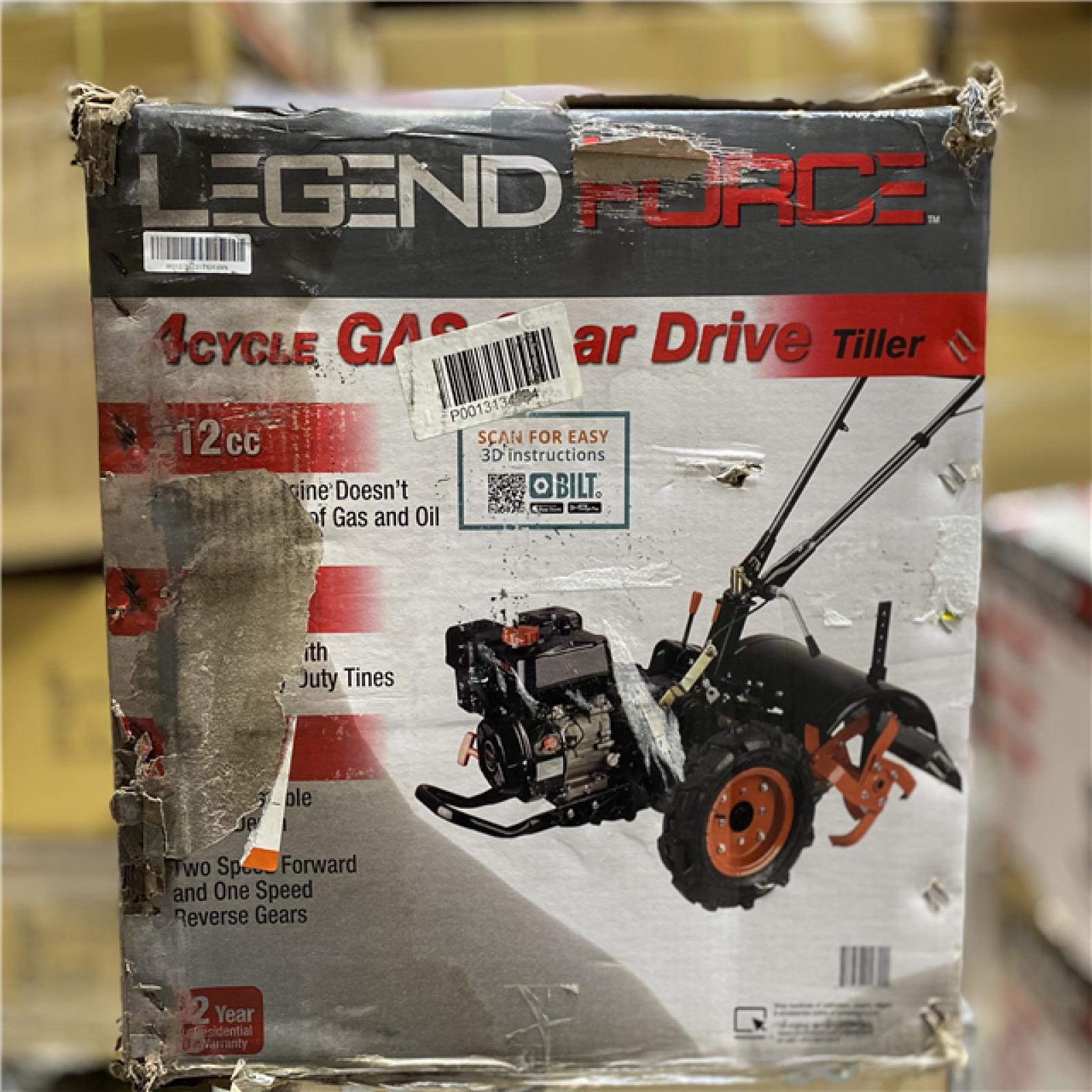 DALLAS LOCATION - Legend Force 20 in. 212 cc Gas Rear Tine Tiller, Forward/Reverse