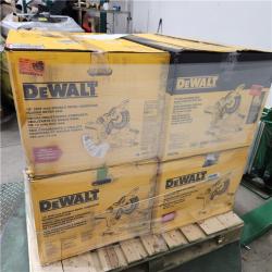 Dallas Location - As-Is DEWALT 12 in. Double-Bevel Sliding Compound Miter Saw (Lot Of 4)