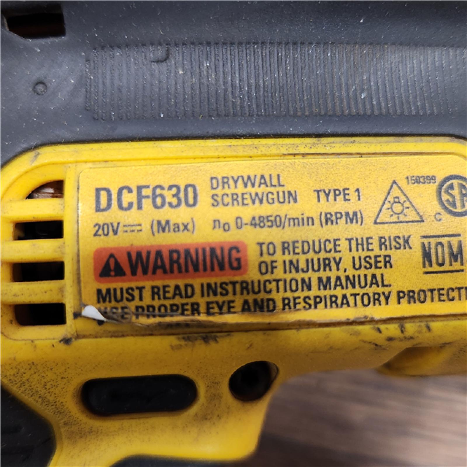 AS-IS DeWalt DCF630B 20V Cordless Brushless Screw Gun (Tool Only)