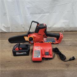 AS-IS M18 FUEL 8 in. 18V Lithium-Ion Brushless HATCHET Pruning Saw Kit with 6Ah High Output Battery and Charger