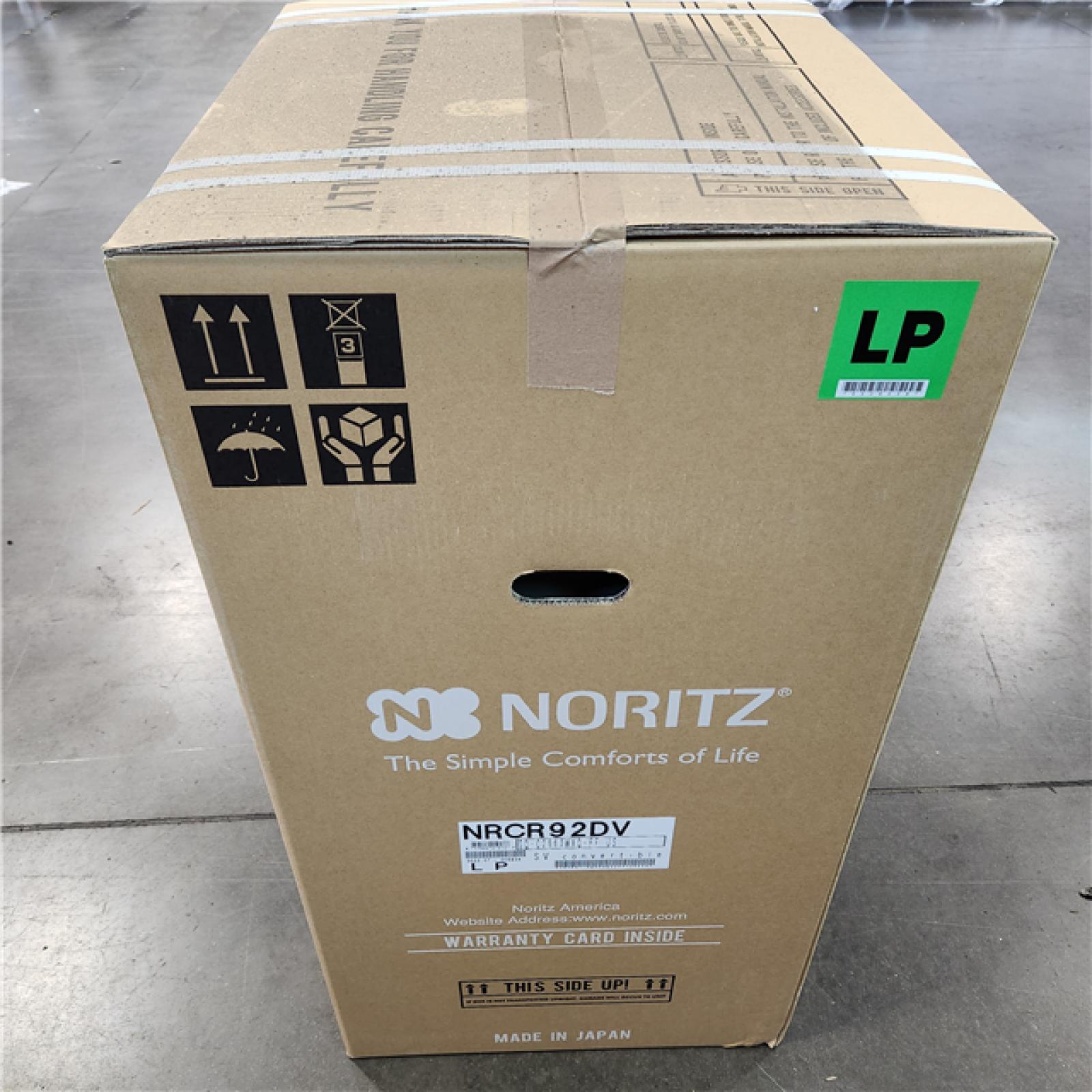 DALLAS LOCATION - Noritz  LP 9.2 GPM 165000 BTU 120 Volt - Silver