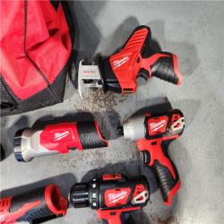 HOUSTON LOCATION - AS-IS Milwaukee 5 Tool Combo Kit W/ (2) Battery & Charger