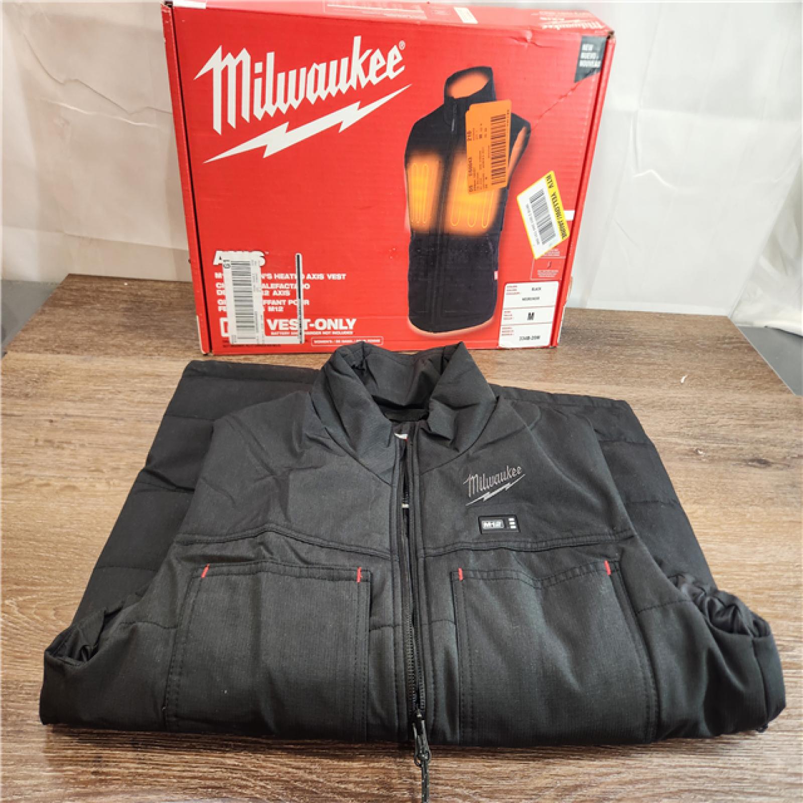 Milwaukee M12 AXIS Women's Black Cordless Vest Kit, XL - Anderson