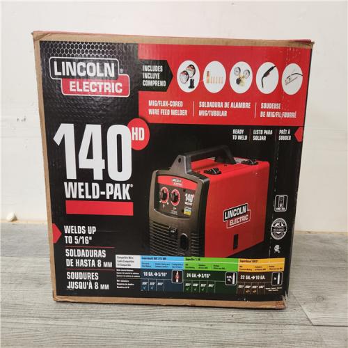 Phoenix Location Lincoln Electric Weld-Pak 140 Amp MIG and Flux-Core Wire Feed Welder, 115V, Aluminum Welder with Spool Gun sold separately