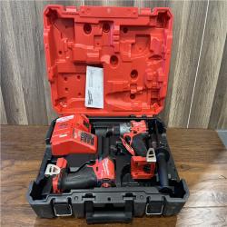 AS-IS Milwaukee M18 FUEL 18V Lithium-Ion Brushless Cordless Hammer Drill and Impact Driver Combo Kit (2-Tool)