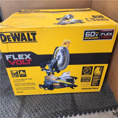 HOUSTON LOCATION - AS-IS (APPEARS LIKE NEW) DEWALT 60V Lithium-Ion 12 in. Cordless Sliding Miter Saw (Tool Only)