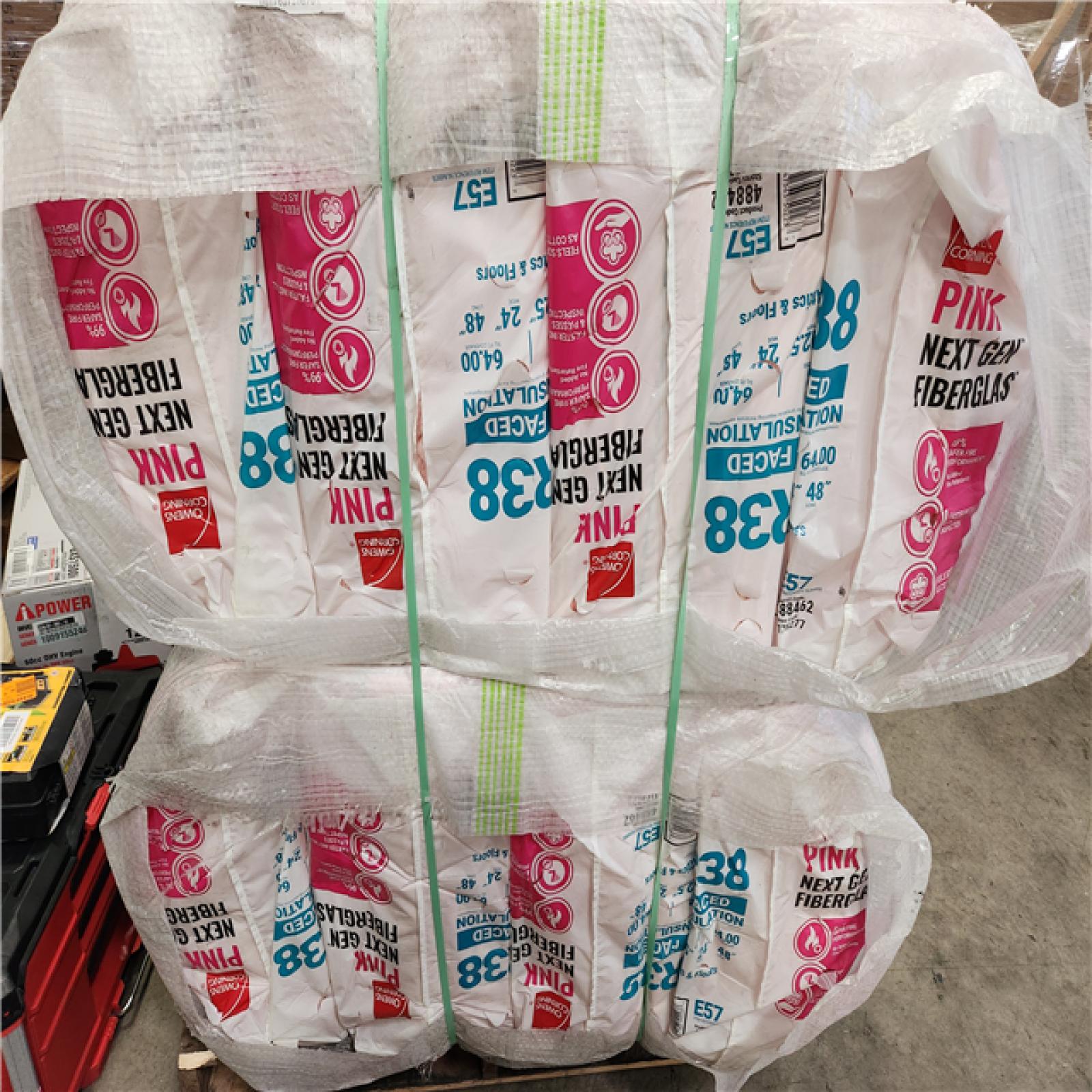 Phoenix Location Owens Corning R-38 Faced Fiberglass Insulation Batt 16 in. x 48 in. (8 Bags)