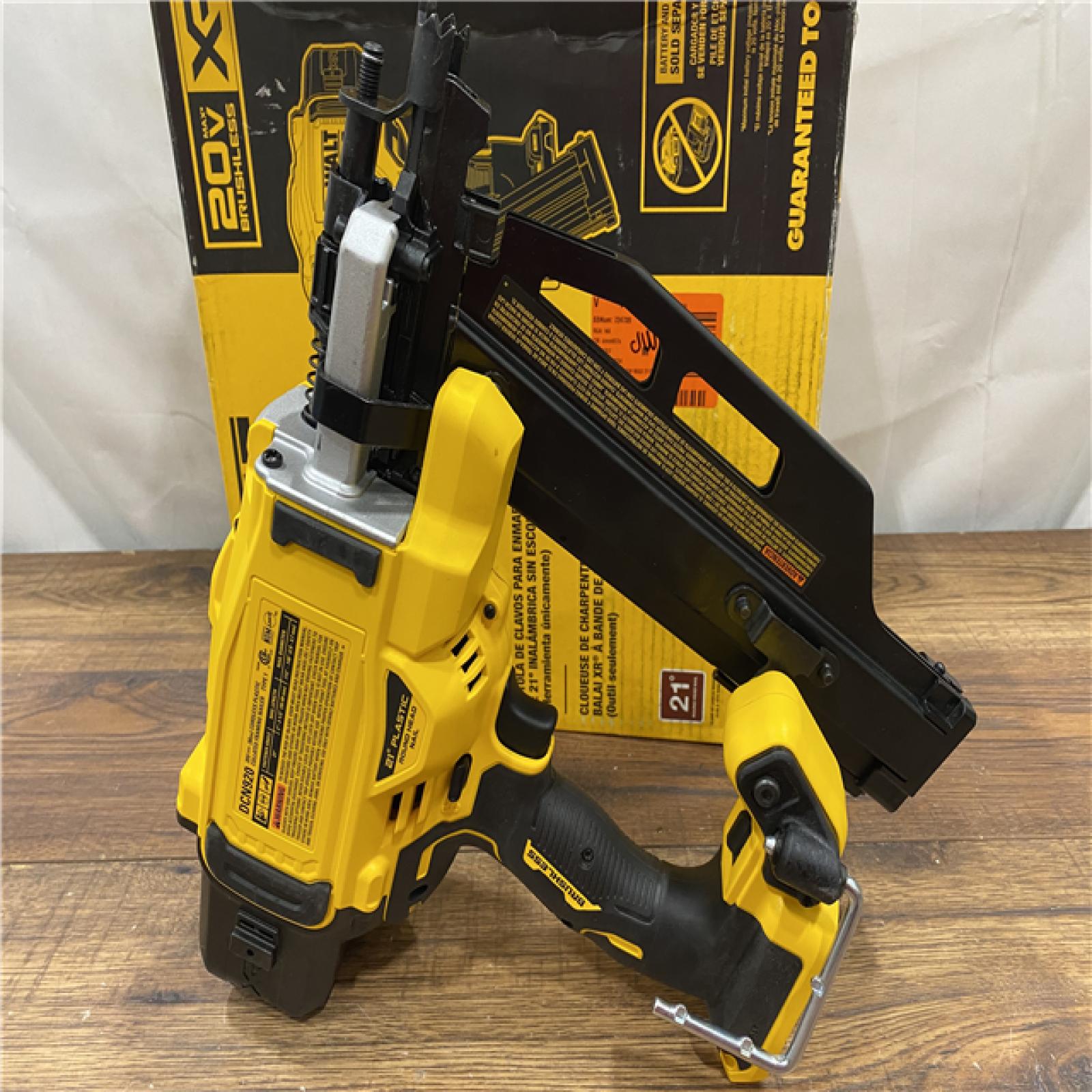 AS IS DEWALT 20-Volt 21Â° Cordless Framing Nailer (Tool-Only)