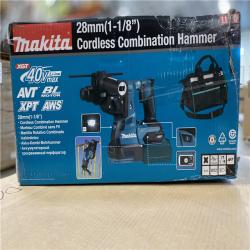 LIKE NEW! - Makita 40V Max XGT Brushless Cordless 1-1/8 in. Rotary Hammer Kit, AFT, AWS Capable (4.0Ah)