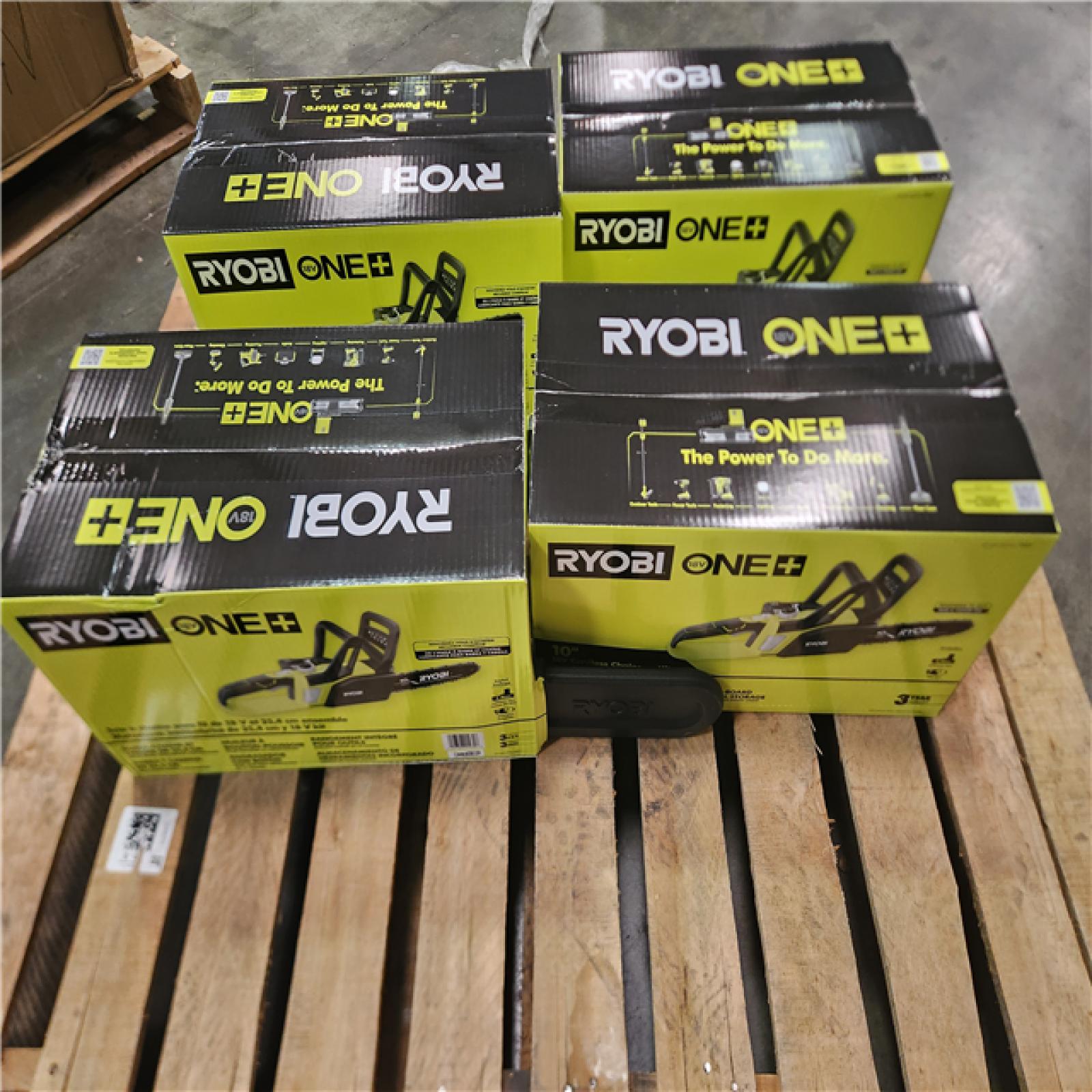 California BRAND NEW 4 Ryobi 10 18V Cordless Chainsaw Kit