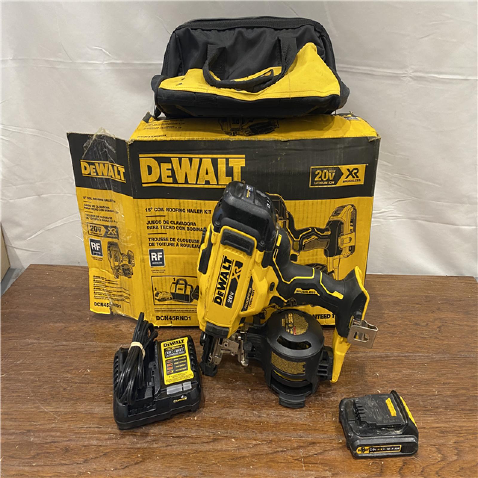 AS-IS DEWALT 2007898 Roofing Nailer Cordless