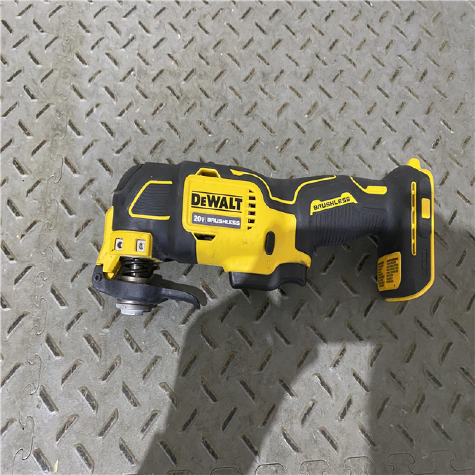 Houston location AS-IS DEWALT ATOMIC 20V MAX Cordless Brushless Oscillating Multi Tool (Tool Only)