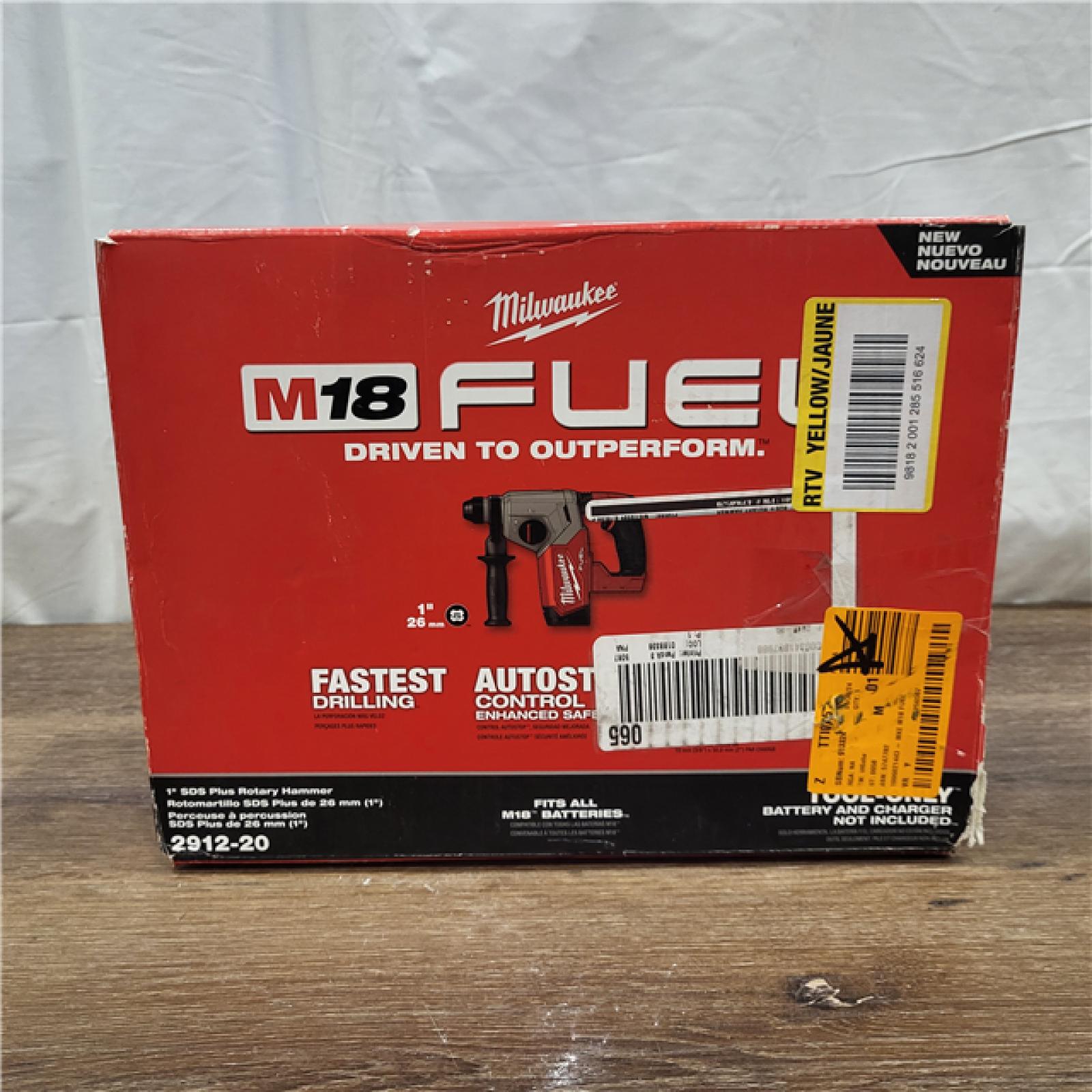 AS-IS Milwaukee M18 FUEL 1 SDS Plus Rotary Hammer