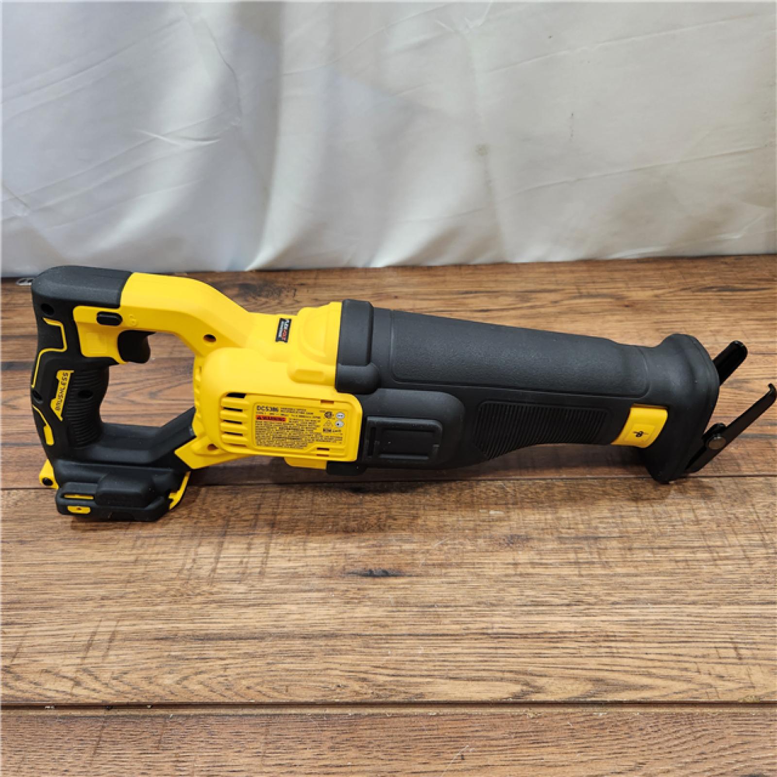 AS-IS 20V MAX Lithium Ion Cordless Brushless Reciprocating Saw with FLEXVOLT ADVANTAGE (Tool Only)