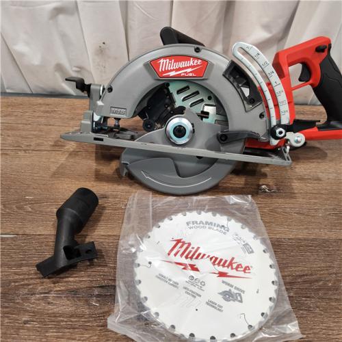 AS-IS Milwaukee 2830-20 Rear Handle Circular Saw M18 FUEL 7-1/4  Cordless Brushless Tool Only