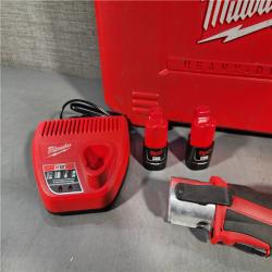 HOUSTON LOCATION - AS-IS Milwaukee M12 Force Logic Press Tool 1/2 in. to 1 in. Kit