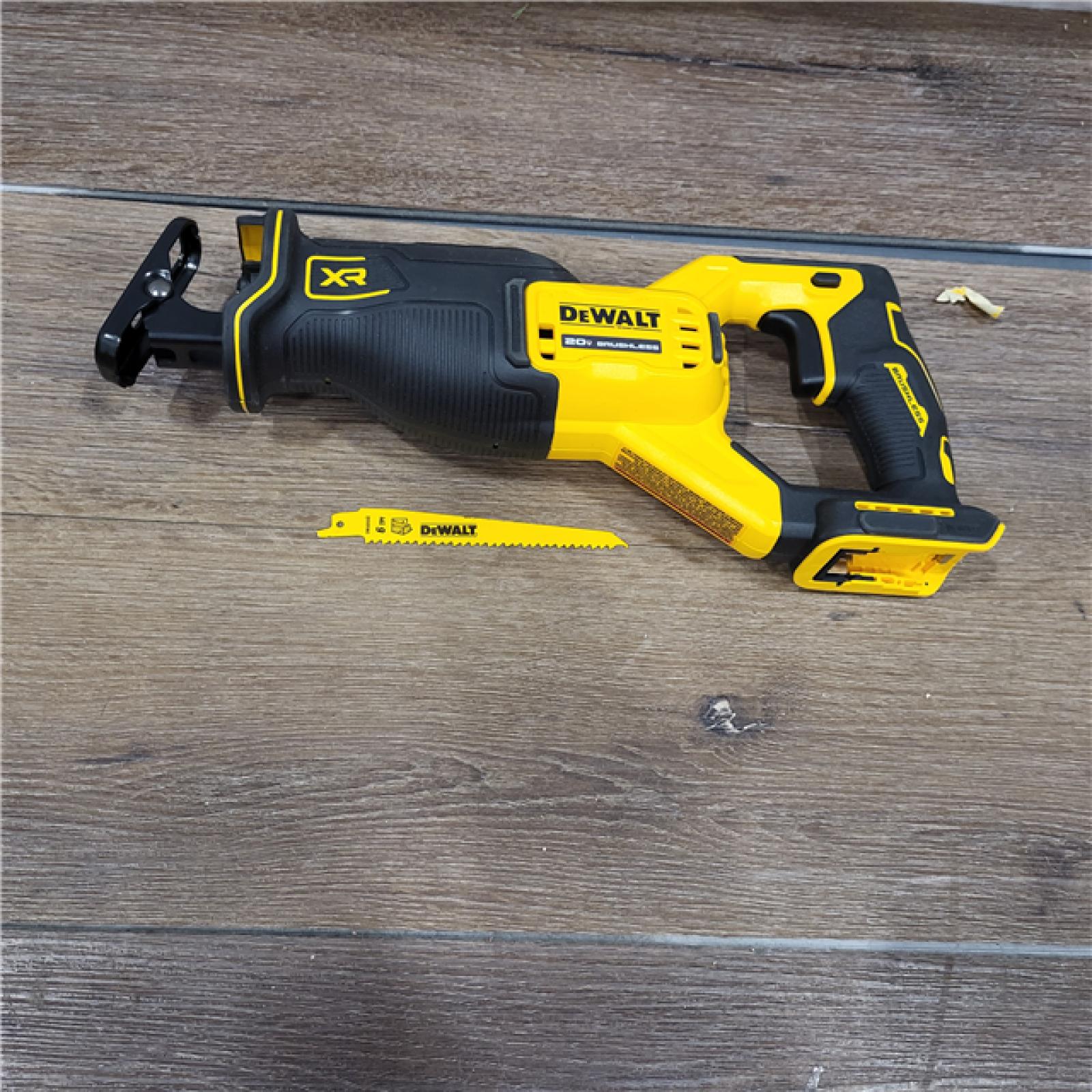 AS-IS DEWALT 20V MAX XR Cordless Brushless Reciprocating Saw (Tool Only)