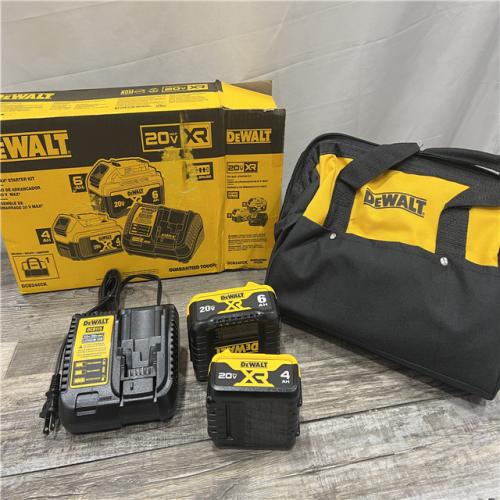 AS-IS Dewalt-DCB246CK 20V MAX* Lithium Ion Starter Kit