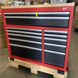 DALLAS LOCATION - Milwaukee Tool Storage 52 in. W Heavy Duty Red Mobile Workbench Cabinet